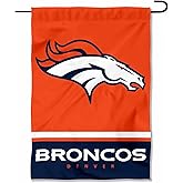 Denver Broncos Double Sided Garden Flag