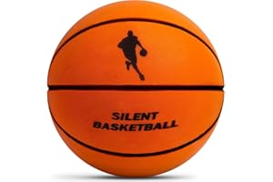 BLOCE Dribble Dream Silent Basketball, 3D Silent Basketball Dribbling Indoor, Size 3 Foam Ball Indoor Training Quiet Ball Gift for Youth (7 Inch)