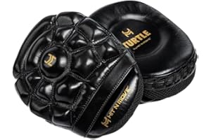 HIT N MOVE Turtle Boxing Mitts and Pads Suitable for Boxing Gloves Men, Boxing Equipment, MMA Gloves Men, UFC Gloves, Boxing Mitts Leather, Training Gear for Athletes, High-Performance Focus Mitts