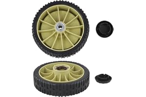 Front And Rear Drive Wheel Set With Drive Ratchets For HRJ216 HRJ215 HRJ196 Lawn Mower Replacement Wheels 205mm Rear 195mm Fr