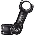 FOMTOR 31.8mm Adjustable Stem 110mm 0~60 Degree UNO 31.8mm MTB Adjustable Handlebar Stem for Most Mountain Bike Road Bike (Fit for 1.25'' Handlebar)