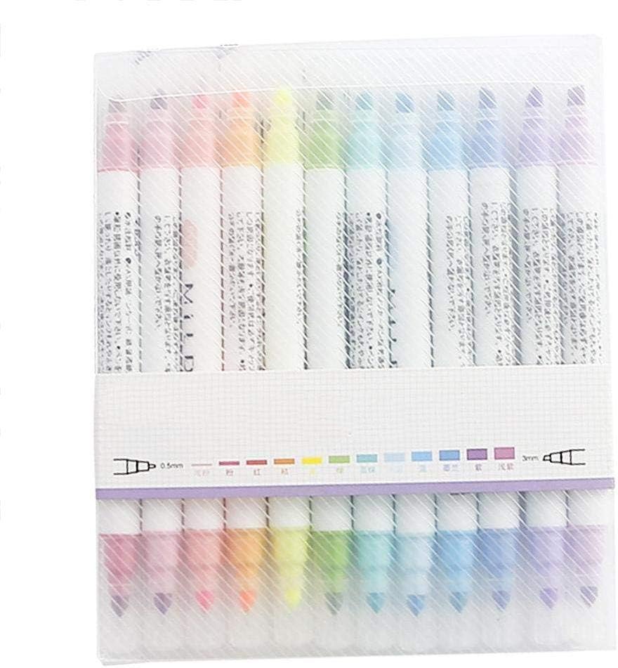 Highlighter Rainbow Highlighter Highlighter Pens 12PCS Pastel Highlighter