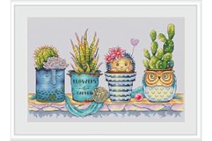 ZuoAnLF Cross Stitch Kits,Cross-Stitch Stamped Kits for Kids Adults Beginner,DIY Embroidery 11CT 13.8 * 19.7inch