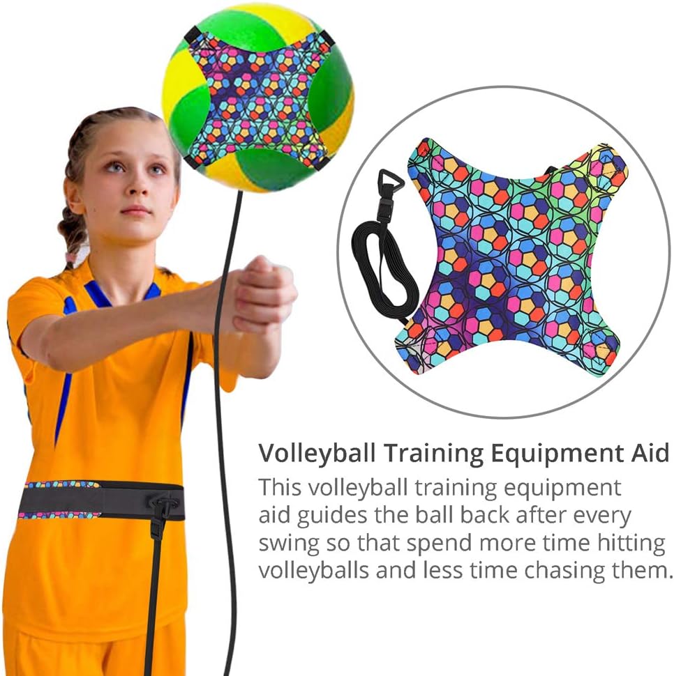 Tanice Volleyball Training Equipment Aid - Solo Practice Trainer for Serving, Setting, Spiking & Arm Swing, Returns Ball After Every Swing, Great Gift for Beginners & Pro : Sports & Outdoors