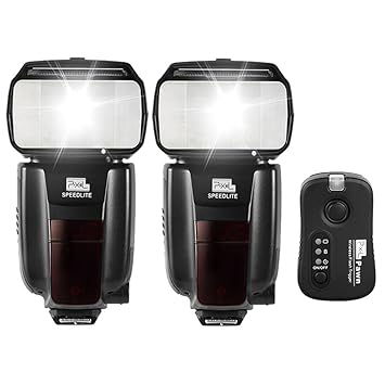 Pixel M8 2pcs LCD GN60 Alto Rendimiento inalámbrico Flash ...