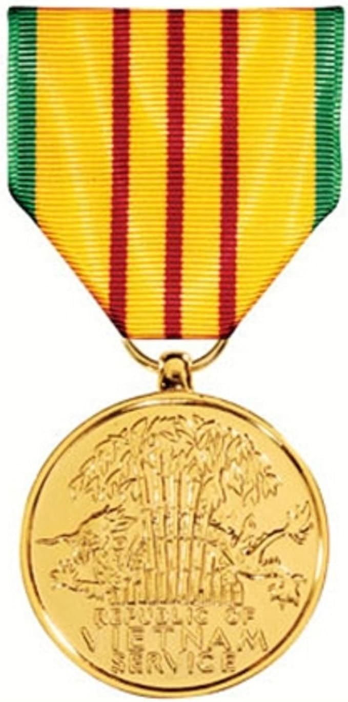 Vietnam Service Medal Lapel Pin or Hat Pin Clothing