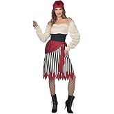 Lingway Toys Pirate Costume Women,Halloween Pirate Costume For Adult Women With Turban