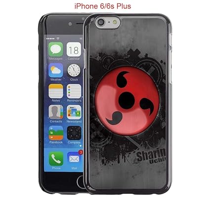 Iphone 6 Plus Case Iphone 6s Plus Cases Sharingan Naruto Anime Drop Protection Never Fade Anti Slip Scratchproof Black Hard Plastic Case
