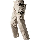 HOMUG Men's Tactical Pants, Water Resistant Cargo Work Pants | 9 Pockets, Ripstop Stretch Fabric, Elastic Waist, Lightweight , Breathable, for Work Hiking Fishing Outdoor