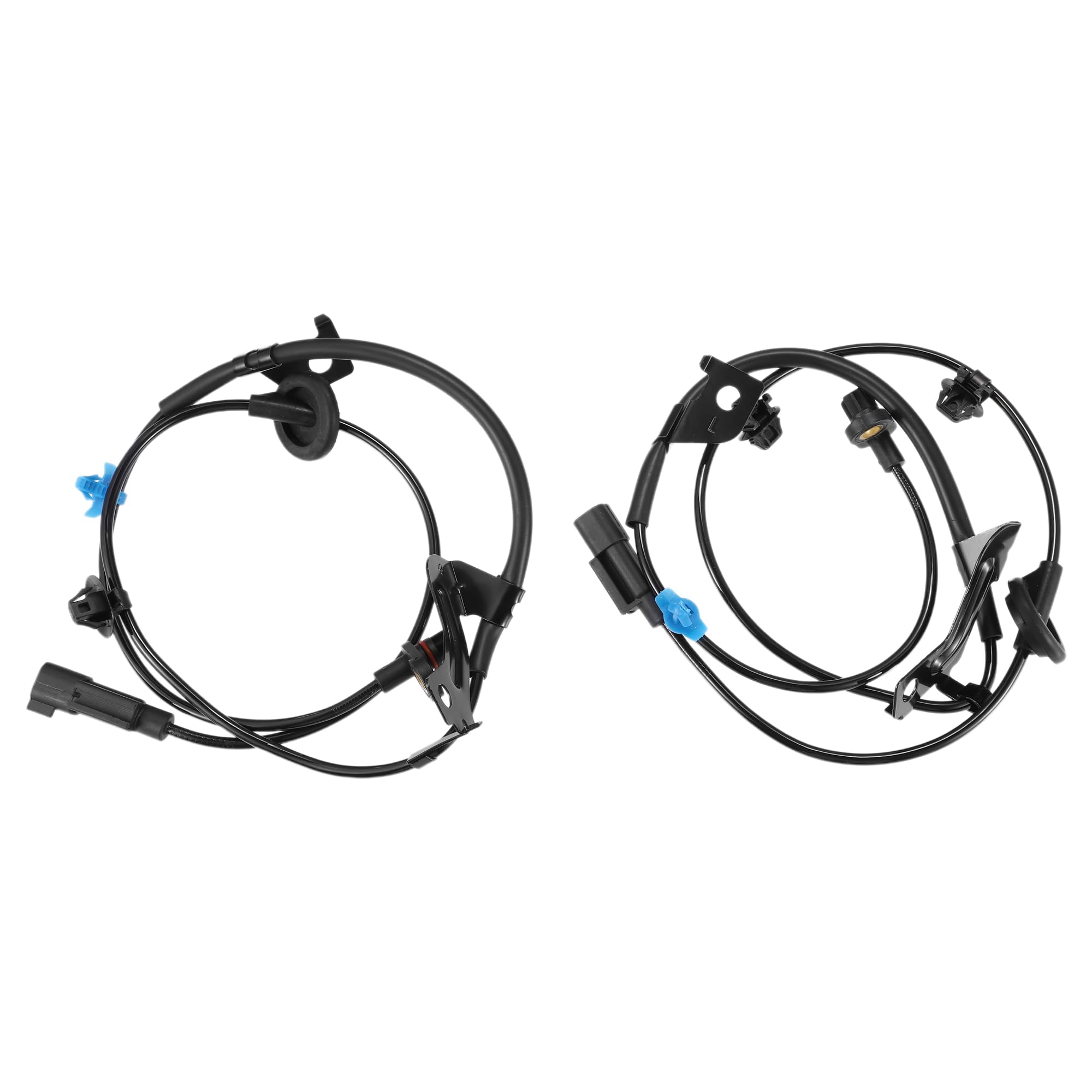 Photo 1 of Motoforti Rear Left Right ABS Sensor, Wheel Speed Sensor, for Mitsubishi Lancer 2008-2013, Plastic, No.4670A579/4670A580, Black, 2 Pcs