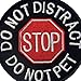 Service Dog Do Not Distract Do Not Pet Vests/Harnesses Emblem Embroidered Fastener Hook & Loop Patch