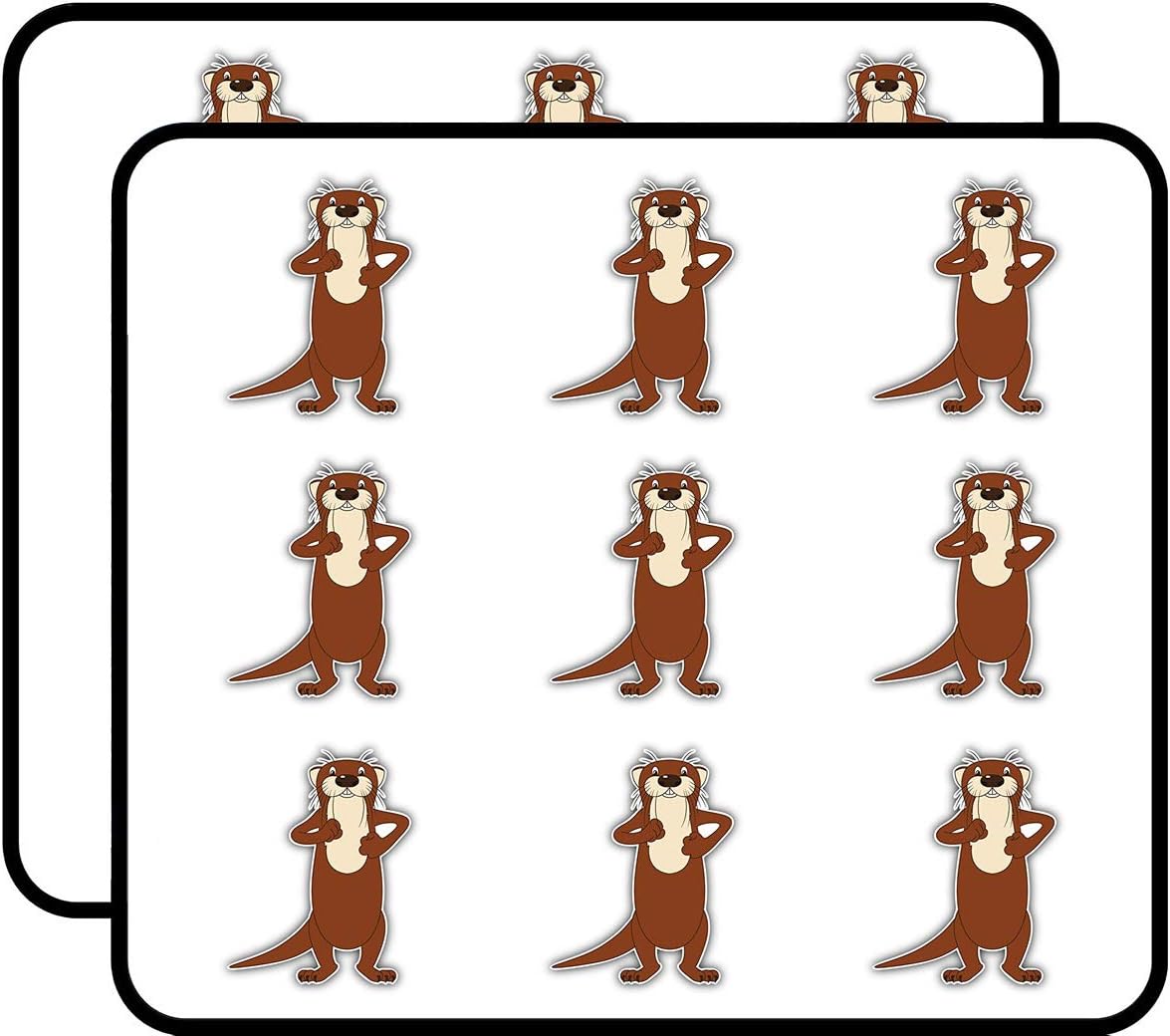 Funny Cartoon River Otter Art Decor 2