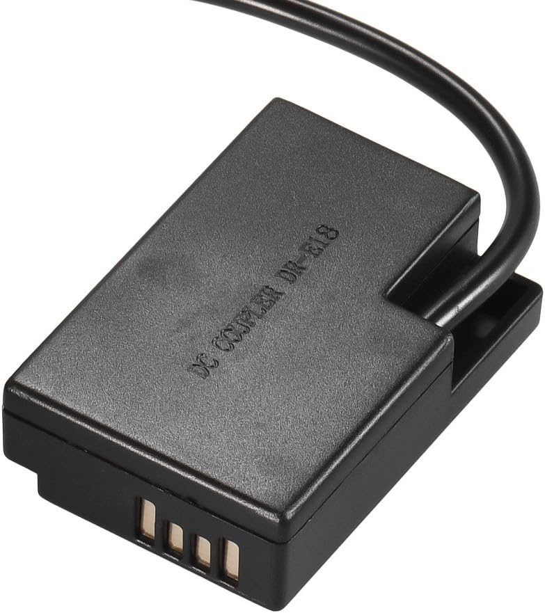 Andoer ACK-E18 LP-E17 Battery Adapter Power Cable compatible with Canon 200D 800D 760D 750D 77D M6 M5 /Rebel T7i T6s T6i 8000D KISS X8i DSLR - Image 4