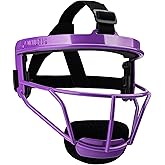Dinictis Softball Face Mask, Lightweight, Comfortable, with Wide Field Vision, Durable and Safe Face Guards, Premium Protective Softball Fielder's Mask