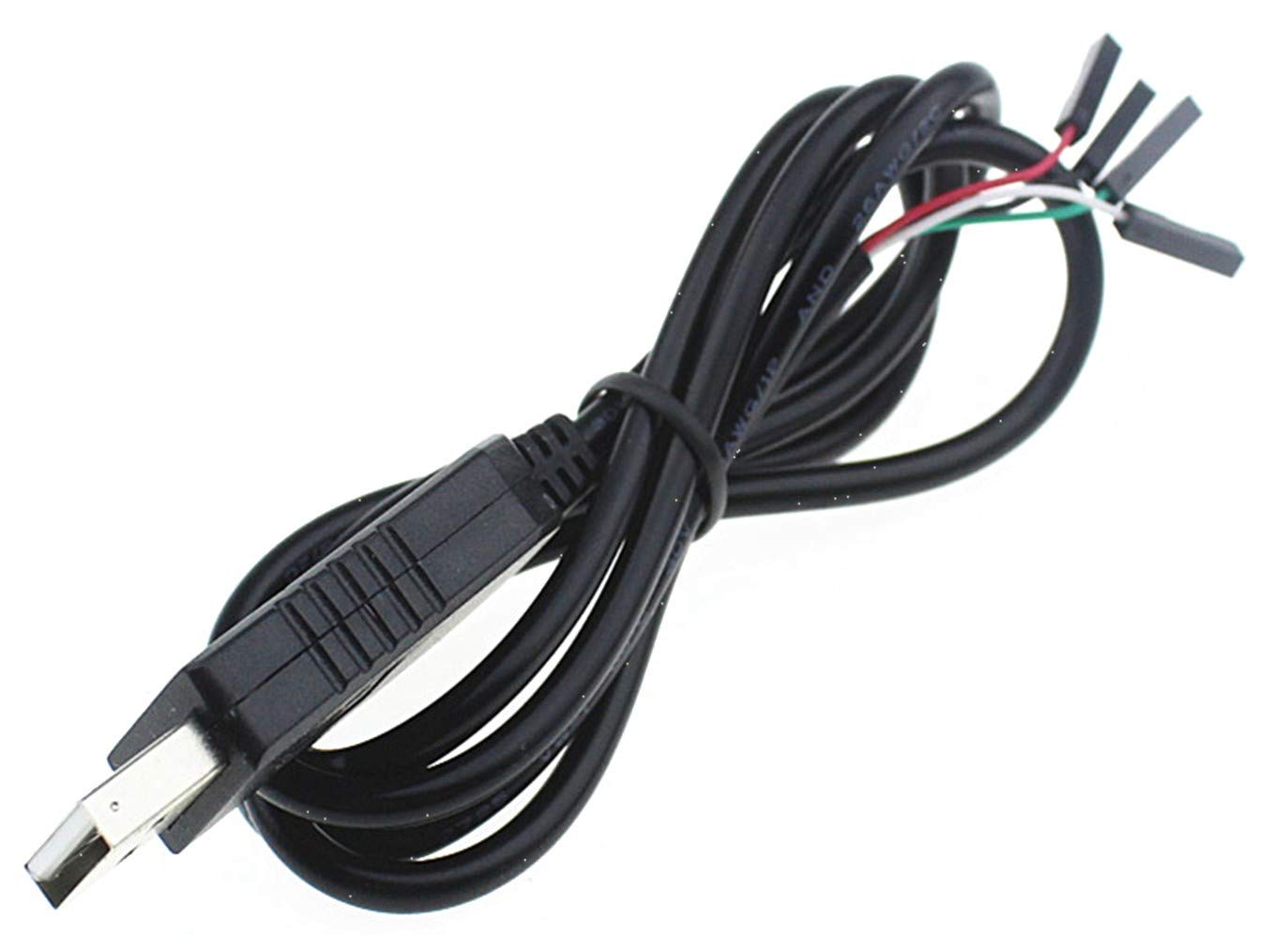 TECNOIOT 4pin PL2303 USB to UART TTL Cable Module RS232 Serial 4-pin PL2303HX Cable