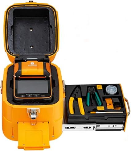 Empalmador de fusión de fibra óptica