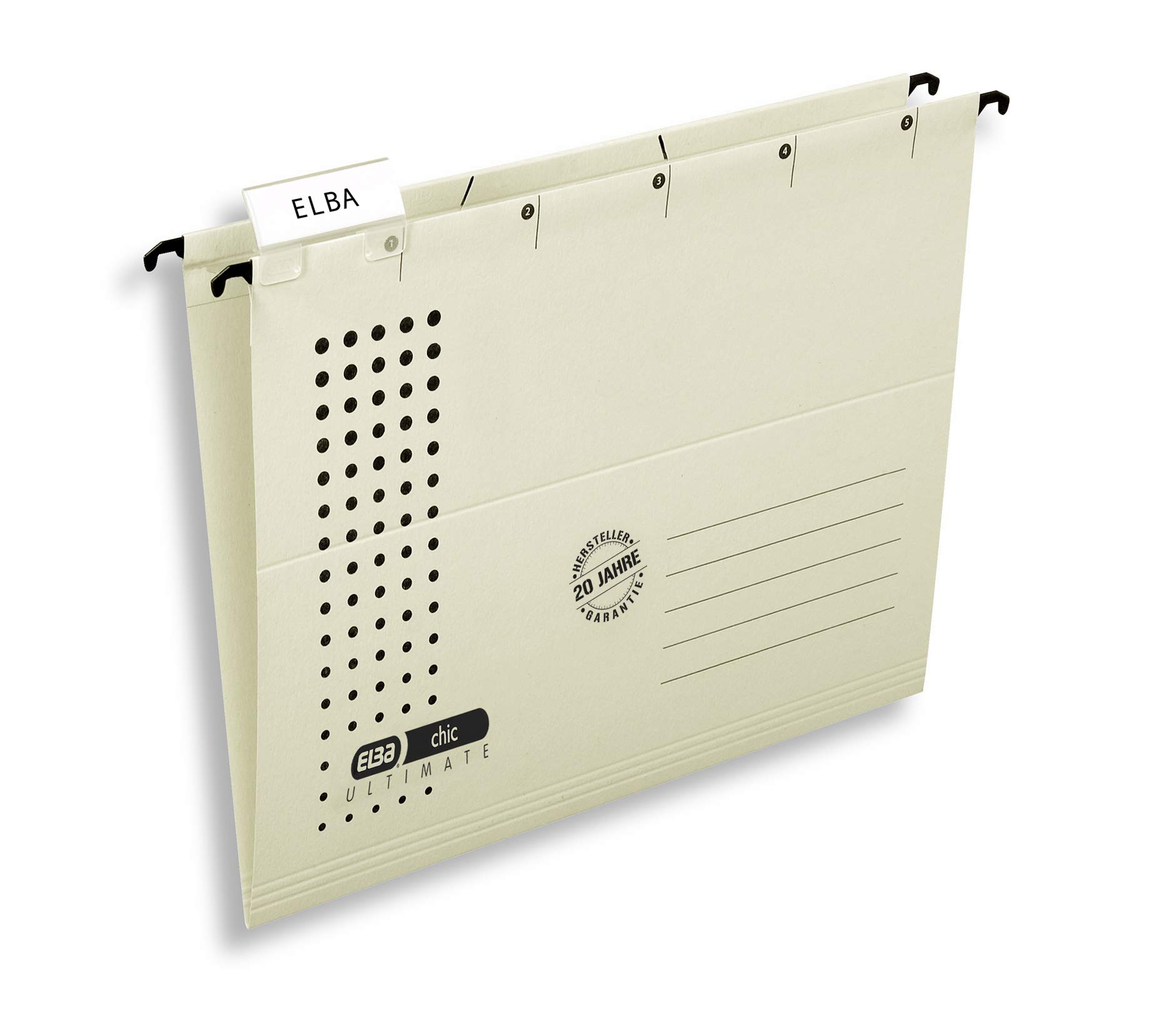 Elba Chic Ultimate 85740CH Suspension File with Open Sides Pack of 25 Chamois