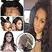 360 Lace Wig Brazilian Human Hair Body Wave 10 Inch Pre-Plucked with Baby Hair 360 Frontal Lace Human Hair Wigs for Black Women Natural Black