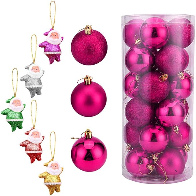 AMhomely Christmas Decorations Sale Clearance, 24Pcs