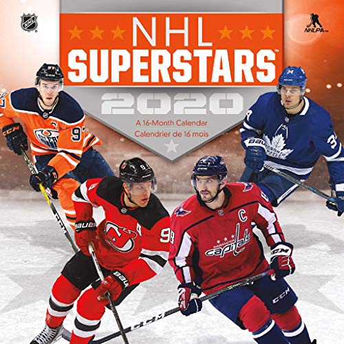 NHL Superstars 2020 Mini Calendar (English and French Edition) by