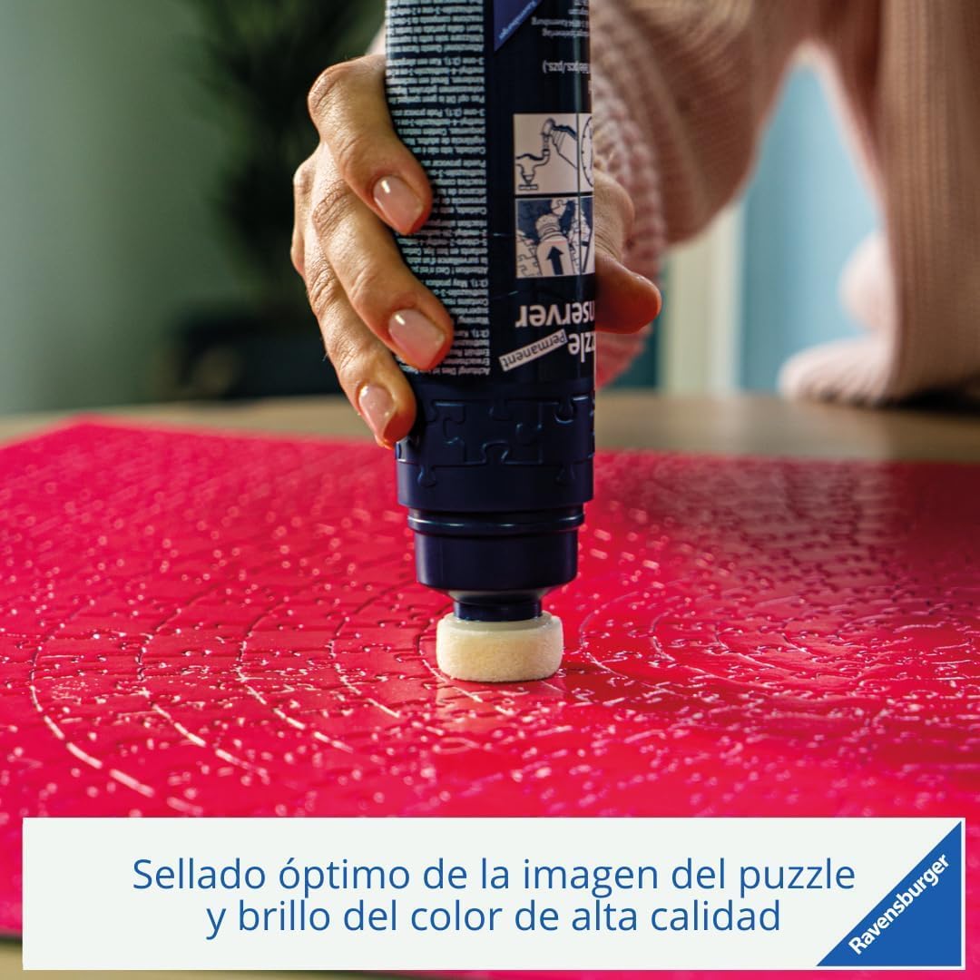 Ravensburger Puzzle Conserver 17954 - Premium Puzzle Glue | Enhanced Glossy Finish | Perfect for 500-1000 Piece Puzzles | Ideal Puzzle Accessory