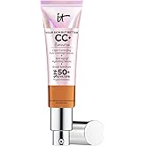 IT Cosmetics CC+ Cream Illumination - Radiant Full Coverage Foundation With SPF 50+, Color Corrector & Hydrating Anti-Aging Serum, Hydrolyzed Collagen + Peptides, Normal to Dry Skin - 1.08 fl oz