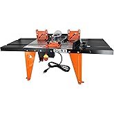 VIYUKI Universal Electric Benchtop Router Tables Wood Working Craftsman Tool