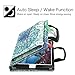 Fintie Handbag Case for iPad 9.7 2018/2017, iPad Air 2, iPad Air, Multi-Angle Viewing Cover with Handle, Document Pocket, Auto Wake/Sleep for iPad 6th / 5th, iPad Air 1/2, Emerald Illusions