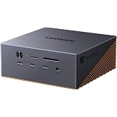 UGREEN Maxidok Thunderbolt 5 Docking Station, 8TB M.2 NVMe SSD Support | 17-in-1, 3xTBT5, DP2.1, Dual/Single 8K@60Hz, 6x10Gbps USB-C&amp;A, 140W Charging, 60W PD-Out,2.5GbE, 3x3.5mm Audio,Cooling System