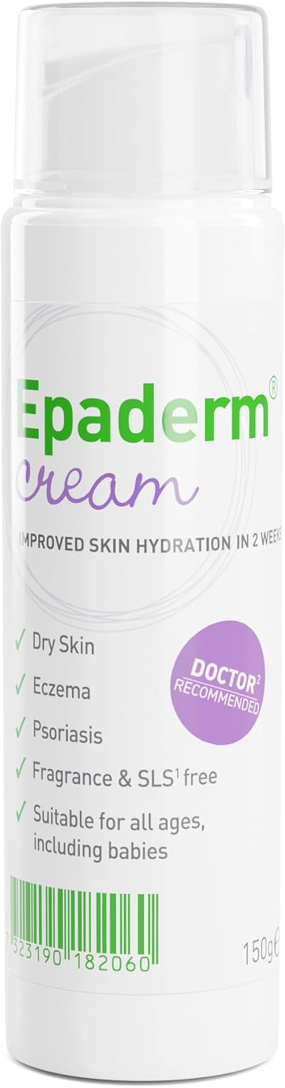 Epaderm Cream 150 g - Emollient for Dry Skin Eczema Psoriasis