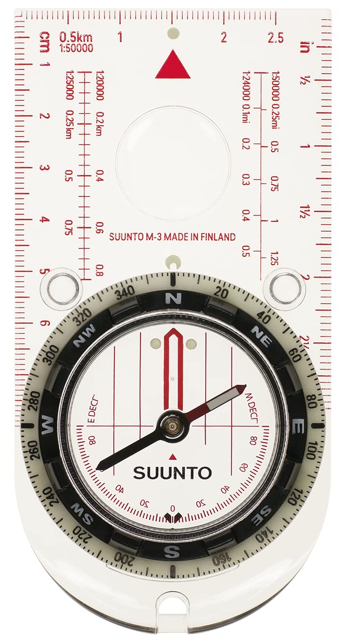Suunto Compass SS021369000 M-3 NH, Northern Hemisphere,White,One Size