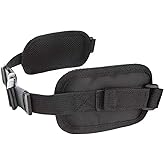 DraCra Backpack Waist Belt Padded Hip Belt with Quick Release Buckle Alice Pack Hip Straps Add-On Kidney Belts for Travel Backpack Hiking Backpack Hydration Backpack Daypack Military Tactical Backpack