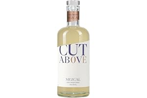 CUT ABOVE Zero Alcohol Mezcal | Award Winning Premium Non-Alcoholic Spirit for Alcohol Free Cocktails | 25.4 fl. oz. (750mL)