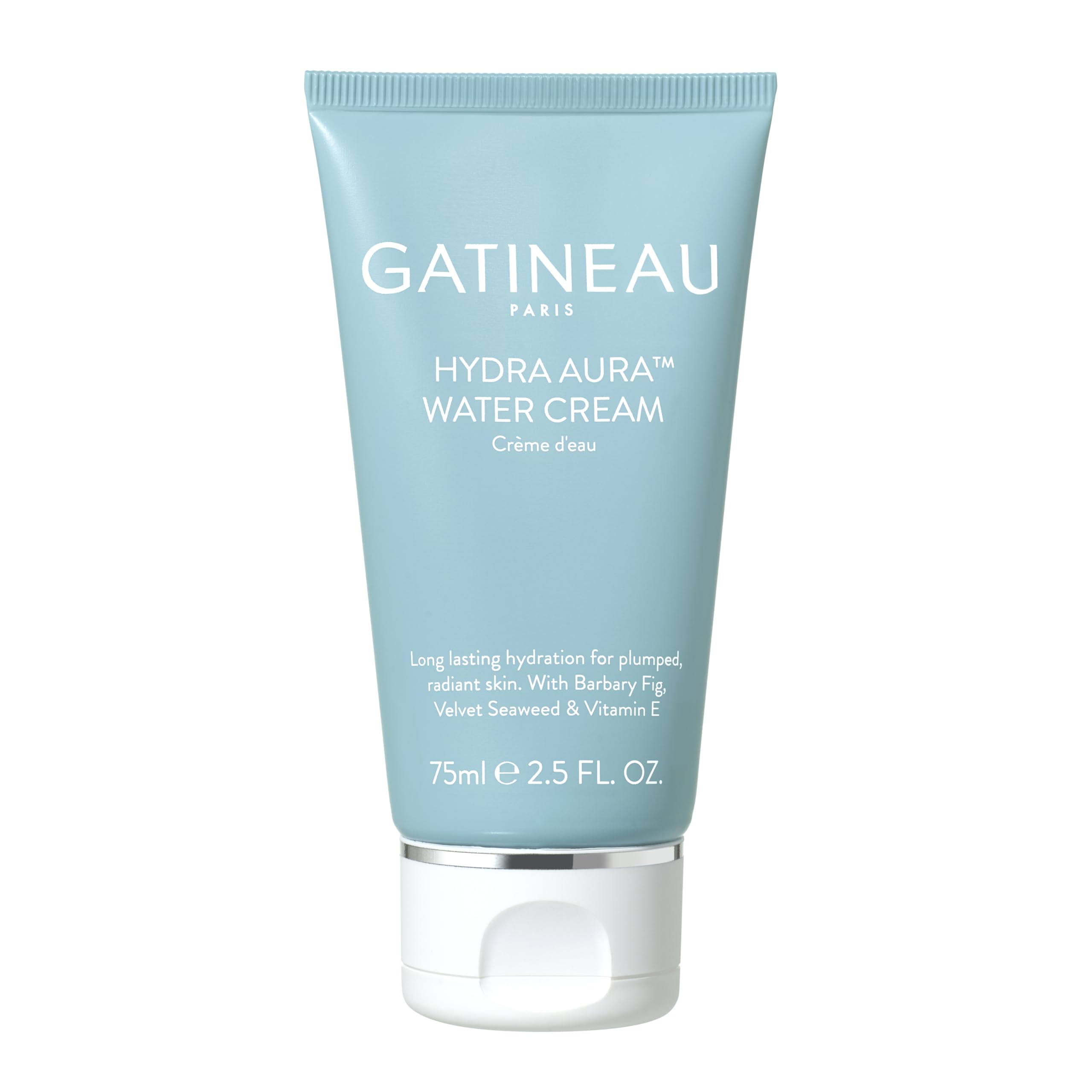 GATINEAU Hydra Aura Water Cream - 75ml, Face Moisturiser, Barbary Fig extract, Shea Butter and Seaweed Actives, Deeply Hydrates & Replenishes Moisture, Plumps Skin & Smooths Dehydration Lines