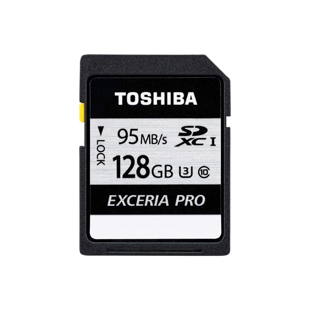 Toshiba Exceria Pro N401 128GB SD Memory Card 95 MB/s 4K - THN-N401S1280E4