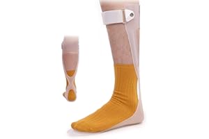 Shuyan Jiao AFO Foot Drop Brace Ankle Foot Orthosis Medical Afo Walking with Shoes for Stroke Hemiplegia Men & Women Left/Right Foot (Medium-Left)