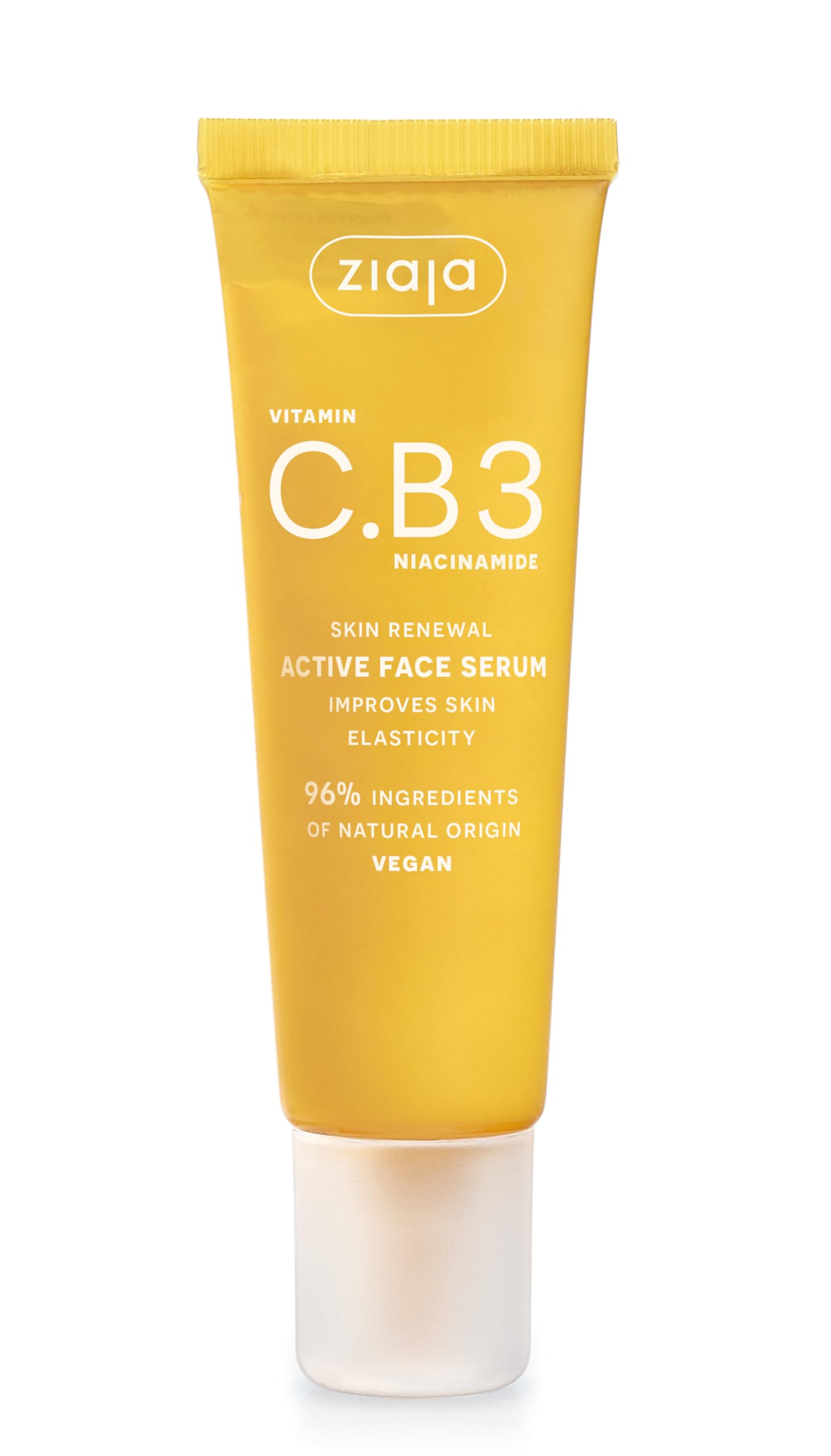 Ziaja Vitamin C + B3 Niacinamide Face Serum, 30 ml - Brightening, Hydrating & Anti-Aging Serum with Natural Peptides for Smooth, Radiant Skin