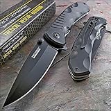 TAC Force Spring Assisted Opening Black Tactical Folding Pocket Knife