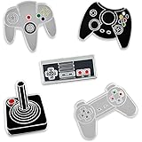 PinMart Retro Video Gaming Original Controller Enamel Lapel Pin Set