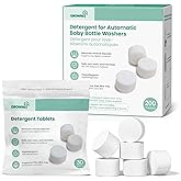 GROWNSY Bottle Washer Tablets 200 Count Detergent Fits All Bottle Washers | Detergent Tablets for All Brands of Bottle Washers, Clean Milk Residue on Bottles, Pump Parts and Baby Feeding Essentials
