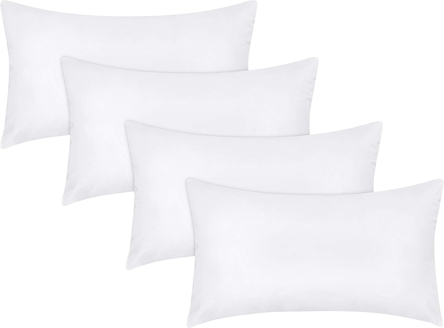 Utopia Bedding Throw Pillows Insert (Pack of 4, White) - 18 x 18 Inches Bed and Couch Pillows - Indoor Decorative Pillows: Home & Kitchen