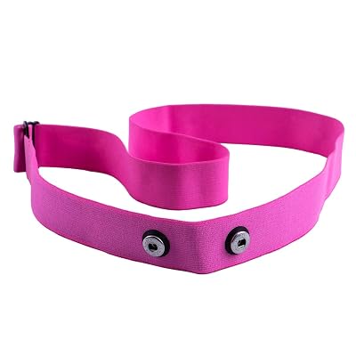 XUXIN Replacement Heart Rate Monitor Soft Strap Adjustable Elastic Chest Mount Belt Compatible with Polar, Garmin, Wahoo Strap
