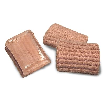 NatraCure Gel Corn Pads - 24 Pack with Moisturizing SmartGel Technology - Reusable Tubing Sleeves Protect and Cushion Corns, Blisters, Plantar Warts, Pressure Sores, Calluses on Feet, Toes, Fingers