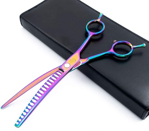 curved thinning shears for dogs