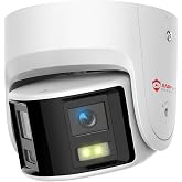 Anpviz 4K/8MP PoE Dual Lens Security Camera Outdoor 180 Degree Wide Angle | 180° Panoramic IP Wired Camera with Human/Vehicle
