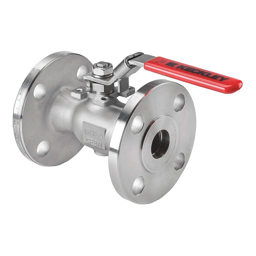 Keckley Company BVF1RF2RSSRGSL-050 BVF1 Ball Valves, 150 Flanged Cast Stainless Steel Reduced Port, 0.5" ID