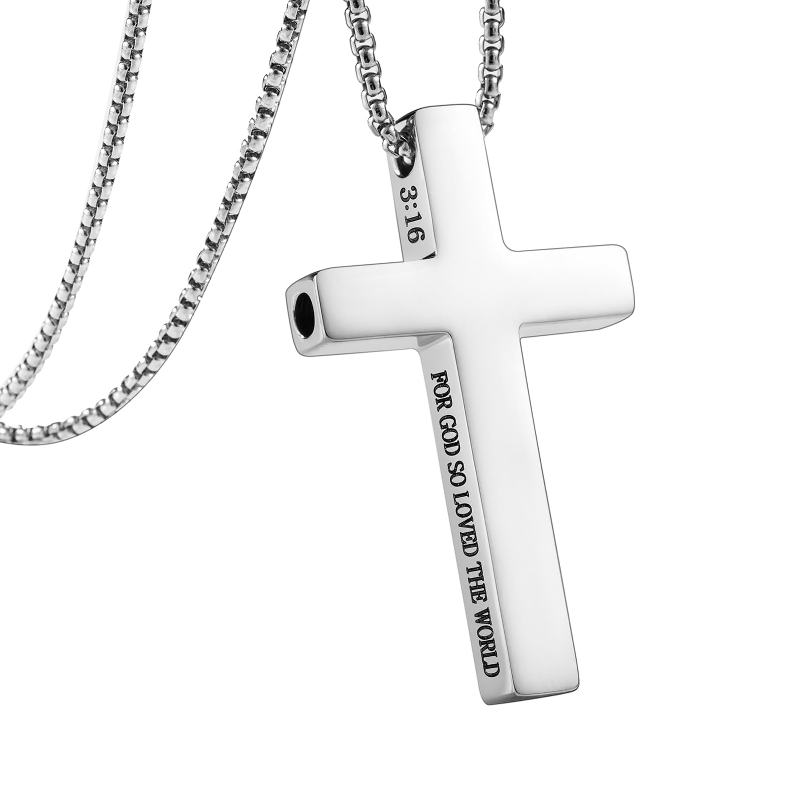 FUNPAR Cross Breathing Necklace for Anxiety Relief