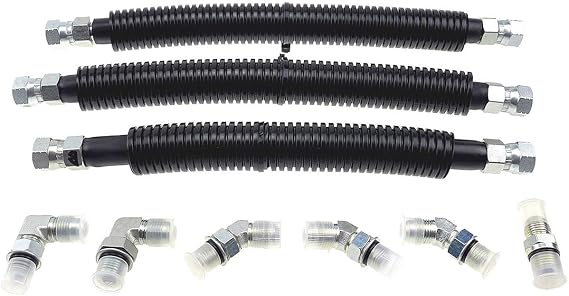 Gof High Pressure Oil Pump Hoses For Ford 7.3L Powerstroke 1999-2003 – HPOP Lines W/ Crossover