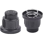 A.I.FORCE 2Pcs AA Battery Igniter Caps, Fire Pit Igniter Button Replacement | Ignitor Push Button for AA Battery (Dia. 14.5mm, Length 50.5mm), Ignition Caps for Fire Pit, BBQ, Grill, Spark Generator Gas
