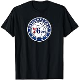 NBA Philadelphia 76ers Officially Licensed T-Shirt, Small, Black